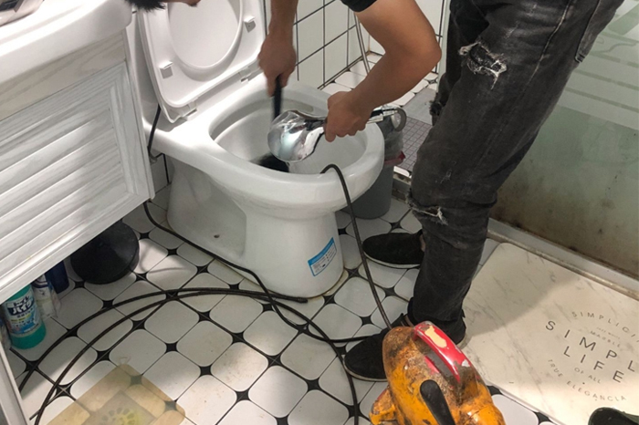 海晏疏通下水道